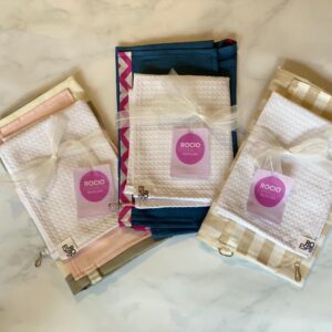 Delantales con repasador y vincha